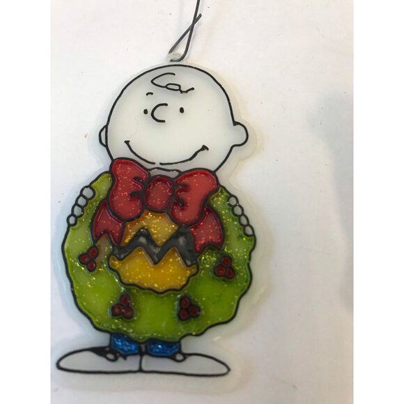 Vintage 1979 Peanuts Hand Made Hand Painted Six Christmas Ornaments United - Picture 4 of 10